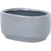 Cheung's Elegora Wide Curved Rectangular Straight Side Ceramic Pot - Small - Gray - 2 of 4