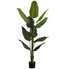 Sapphtopaz Artificial Plant with Pot, Greenery, Real Touch, Room Decor for Home Office Foyer Porch - 4 of 4