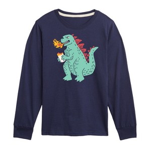 Boys' - Instant Message - Spicy Burrito Long Sleeve Graphic T-Shirt - 1 of 4