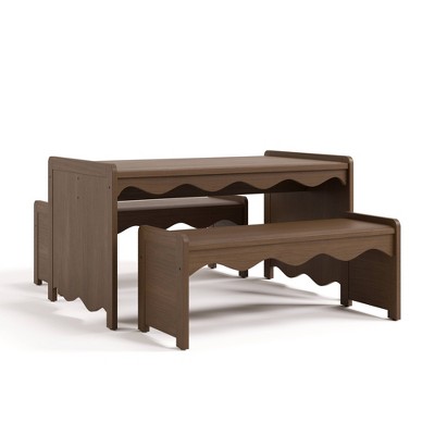 Storkcraft 3pc Casablanca Table & Bench Set