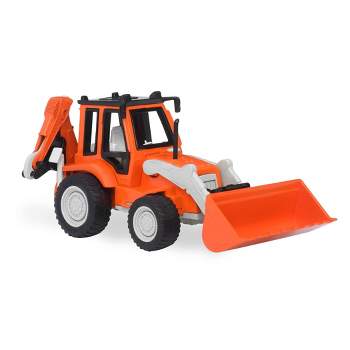 DRIVEN by Battat – Toy Digger Truck – Backhoe Loader – Micro Series
