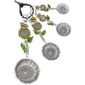 Ganz 4-Piece Zinc Alloy Measuring Spoon Set For Kitchen, Bumble Bees - 1 of 2