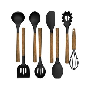Hush Sun 8-Pc Kitchen Set With Wood Handle - 1 of 4