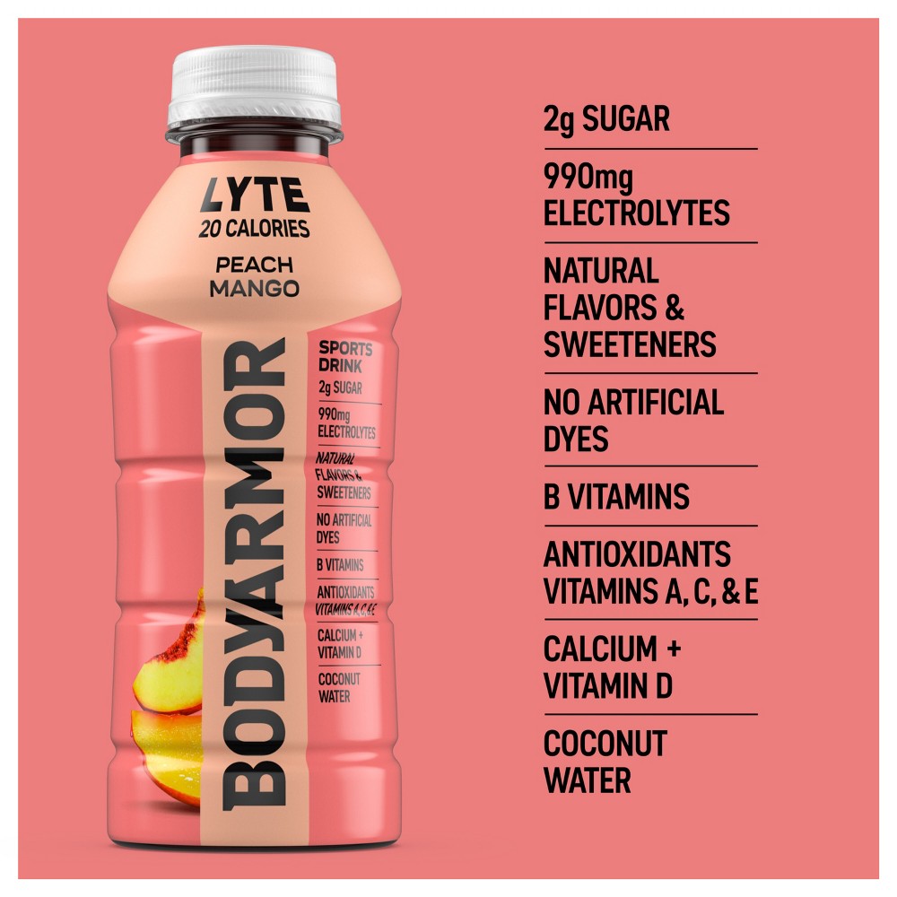 BodyArmor BodyArmor Lyte Peach Mango package