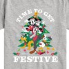 Boys' - Disney - Mickey and Friends Time To Get Festive Christmas Short Sleeve Graphic T-Shirt - 2 of 4