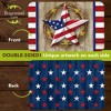 Briarwood Lane Everday Double Sided Placemat (4-pack) 17x11.25 American Barnstar For Everday Patriotic Placemat - 2 of 4