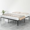 6/8/10/14 Inch Full/Queen/King Platform Bed Frame, Heavy Duty Metal Slats, No Box Spring Needed, Under Bed Storage, Noise-Free & Easy Assembly, Black - 3 of 4