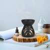 Maison Products Essential Oil Burner Wax Melt Burners Aromatherapy Aroma Burner Ceramic Oil Diffuser Candle Tealight Holder Housewarming Gift - 3 of 4