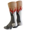 Crazy Dog T-Shirts Mens Shark Attack Socks Funny Jaws Funny Sayings Cool Gag Gift Novelty Footware - 3 of 4