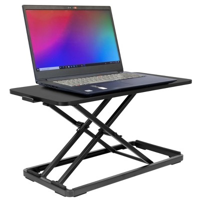 Adjustable Black Steel Standing Keyboard and Mouse Platform