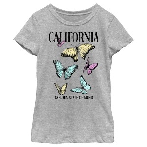 Girl's Lost Gods California Butterflies T-Shirt - 1 of 4