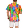 HAPPY BAY Men's Hawaiian Short Sleeve Button Down Shirt Mens Vacation Shirts Summer Beach Casual Tropical Shirts for Men Funny - 3 of 4