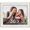 PosterPalooza | Ornate White Picture Frame - UV Acrylic, Backing Board, Hanging Hardware Included - 2 of 4