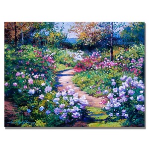 Trademark Fine Art -David Lloyd Glover 'Natures Garden' Canvas Art - 1 of 2