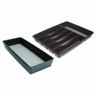 Rubbermaid Large Silverware Cutlery Tray & Drawer Organizer