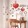 Slickblue I-Love-U Wall Decals 19.5x27 inch – Express Your Love with Easy Apply Vinyl Art for Home Decor - 3 of 3