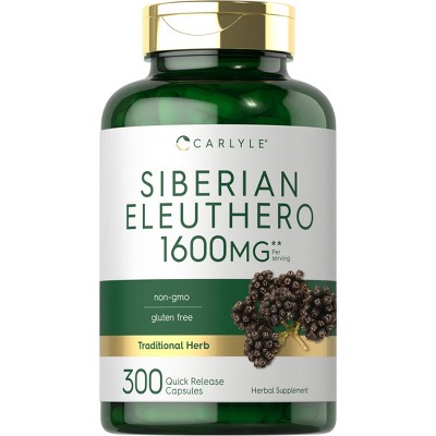 Carlyle Siberian Eleuthero 1600mg | 300 Capsules