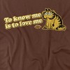 Garfield To Know Me Is To Love Me Adult T-Shirt Coffee - 2 of 4