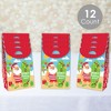 Big Dot of Happiness Tropical Christmas - Beach Santa Holiday Gift Favor Bags - Party Goodie Boxes - Set of 12 - 2 of 4