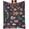 DSANE New Year Cookies Wood Merry Christmas Christmas Throw Blanket Soft Fleece Christmas Blanket Cozy Flannel Throw for Couch Bed - 2 of 4