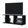 47.4" Melamine TV Rack with Open Storage, Easy to Clean and Space-Saving Design for Living Room and Bedroom - 4 of 4