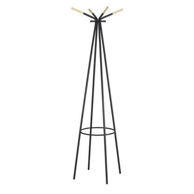 Steel Family Coat Rack in Black-Safco