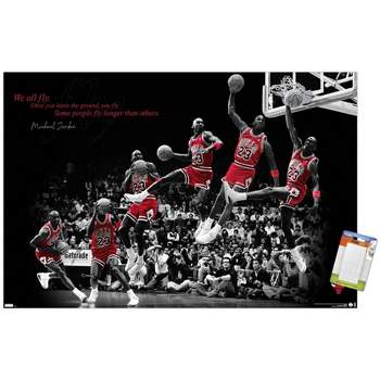Trends International Michael Jordan - Fly Unframed Wall Poster Prints
