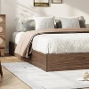 Twin TwinXL Full Queen King Size Modern Minimalist Floor Standing Bed Frame With Wooden Slat & Support - 4 of 4