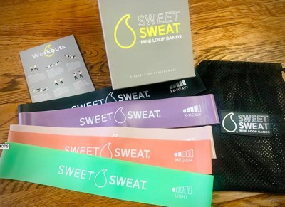 Sports Research Sweet Sweat Mini Loop Fitness Bands - Multi - 5