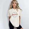 Simply Sage Market Women's Land That I Love Colorful Short Sleeve Garment Dyed Tee - 2 of 2