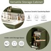 Whisen 36 in. Bathroom Storage Cabinet Bathroom Vanity with Resin Sink - 4 of 4