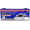 2001 Ford Crown Victoria Police Car Black & White w/ Flashing Light Bar, Front & Rear Lights & Sound 1/18 by Motormax - 3 of 3