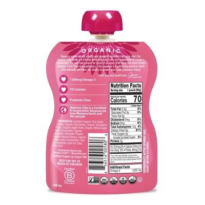 Mamma Chia Squeezers Strawberry Lemonade - 3.5oz