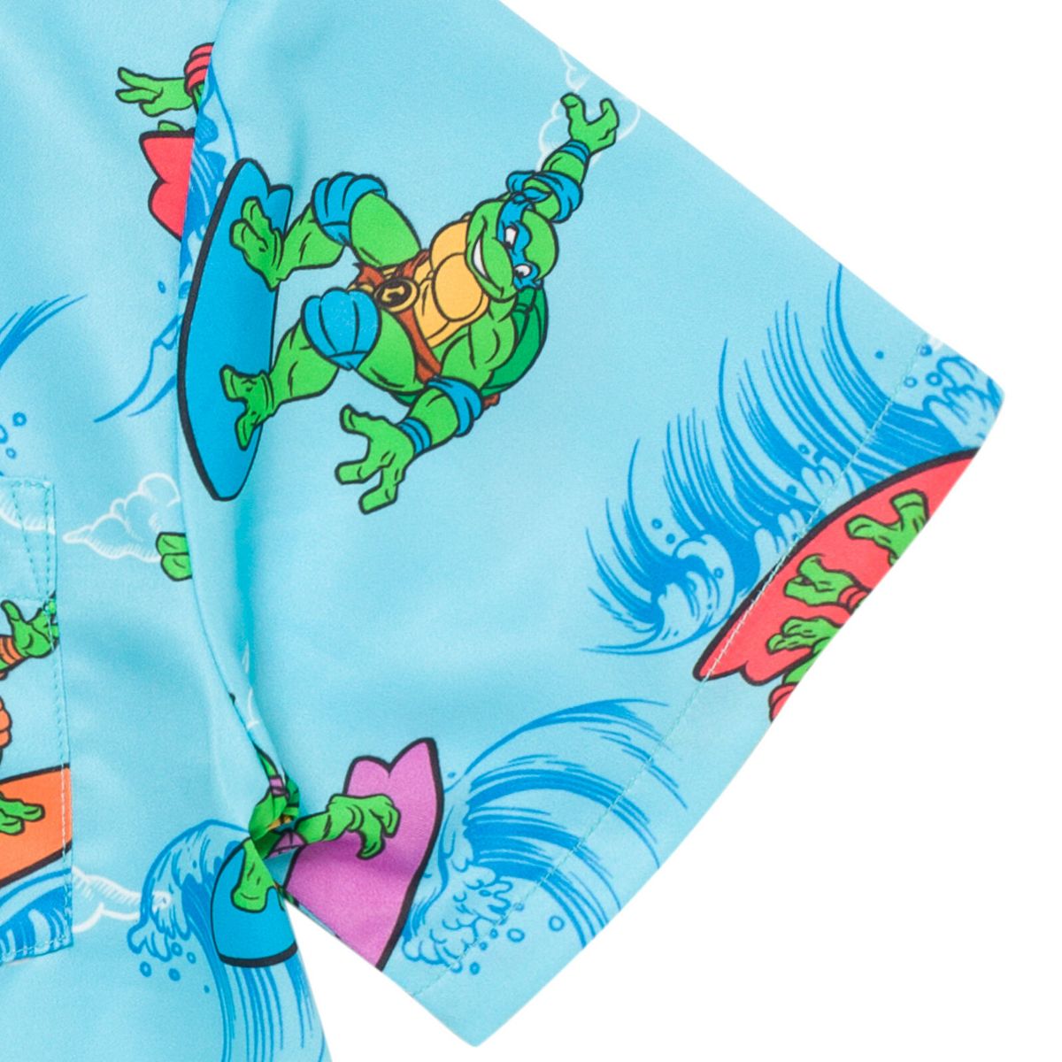 Teenage Mutant Ninja Turtles Hawaiian Button Down Dress Shirt Toddler - thumbnail 7