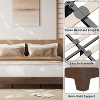 Platform Wood Bed Frame with Wooden Slat and Metal Slat Support, without Headboard, No Box Spring Needed, Easy Assembly - 4 of 4