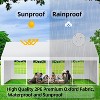 Premium Heavy Duty Party Tent, Large White Wedding Canopy with Removable Sidewalls, Includes 2 Storage Bags for Outdoor Events - 4 of 4
