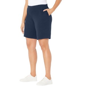 Catherines Women's Plus Size Suprema Short - 1 of 4