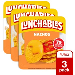 Lunchables 3 Pack/ 4.4oz Each Nachos Cheese Dip & Salsa - 1 of 4