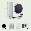 Winado 1.5 Cu.Ft. Compact Household Electric Dryer in White - 3 of 4