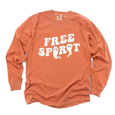 Simply Sage Market Free Spirit Ghost Distressed  Garment Dyed Long Sleeve