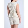 ELOQUII Women's Plus Size Denim Vest - 3 of 4