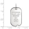 Black Bow Jewelry 14k White Gold Texas Tech Red Raiders NCAA Pendant - 2 of 3