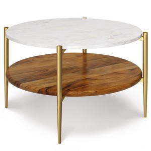 Wagner - Coffee Table - White / Natural - 1 of 1