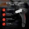 HOM Car Door Handle for Elderly - Multifunction Car Door Grabbers for Seniors with Window Breaker, Seatbelt Cutter & Built-in Flashlight (2-pack) - 2 of 4