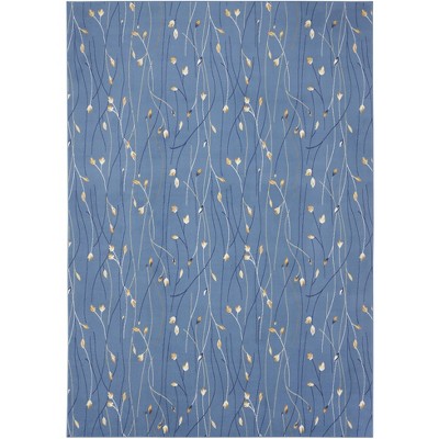 Nourison Grafix Flowing Vines and Blooms Indoor Area Rug