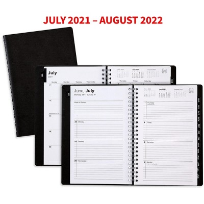 TRU RED 2021-2022 Academic 5" x 8" Weekly & Monthly Planner Black TR23570-21
