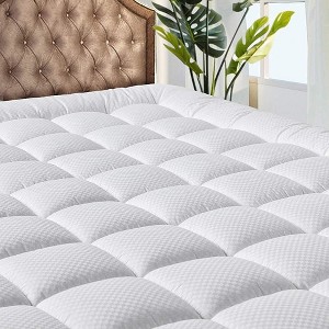 Aghana Digitals Cooling Breathable Quilted Full Mattress Pad with Deep Stretch Fit - 1 of 4