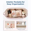 BAGSMART Makeup Bag Travel Makeup Bag, Cute Puffy Make Up Bag - 3 of 3