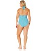 Women's Ripple Geo Halter One Piece Swimsuit - image 4 of 4