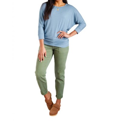 Women's Daytime Boat Neck Top - ZENANA